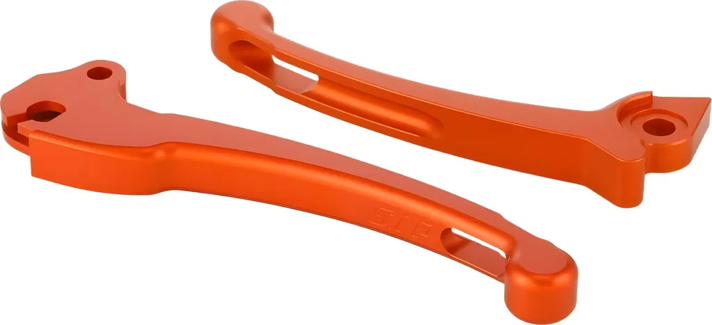 Paire de leviers de frein et embrayage Vespa PX aluminium CNC orange SIP