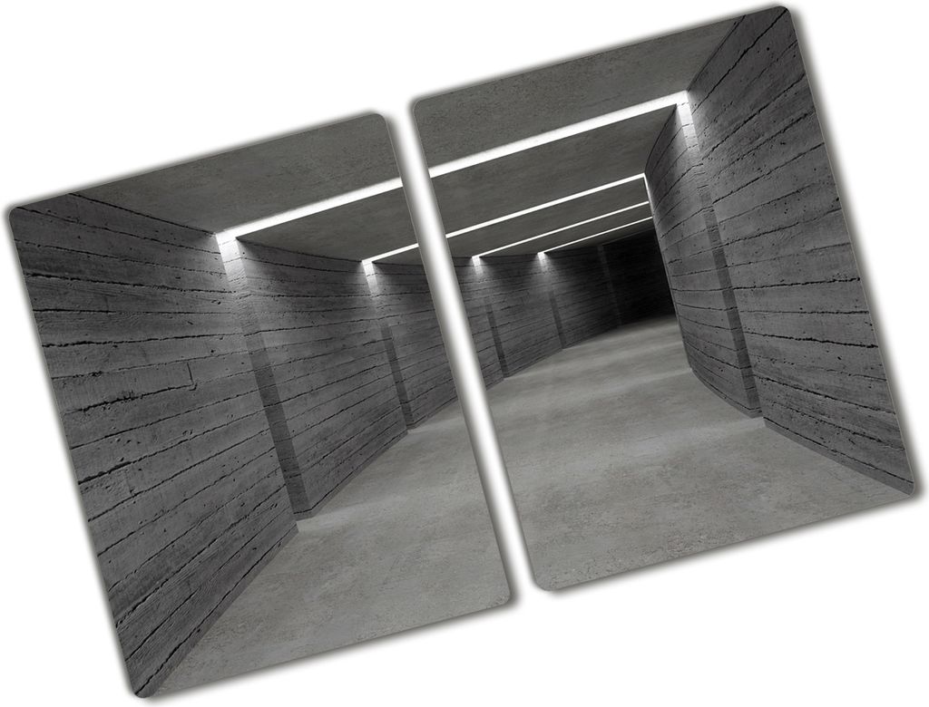 Tulup Glas Herdabdeckplatte - 2x40x52 cm - Produktbild 