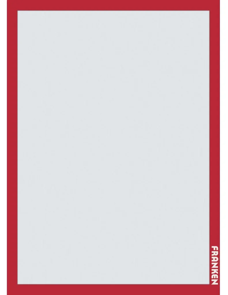 Porte-affiche A3 Rouge Franken PRO AR15012 - Cadre Mural en Aluminium