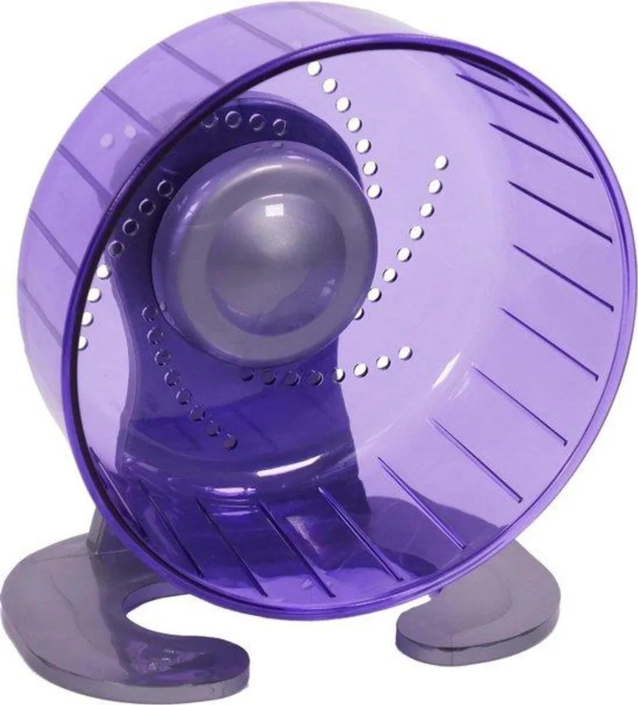 Roue pour hamster silencieuse bleue haute qualité avec roulement pro