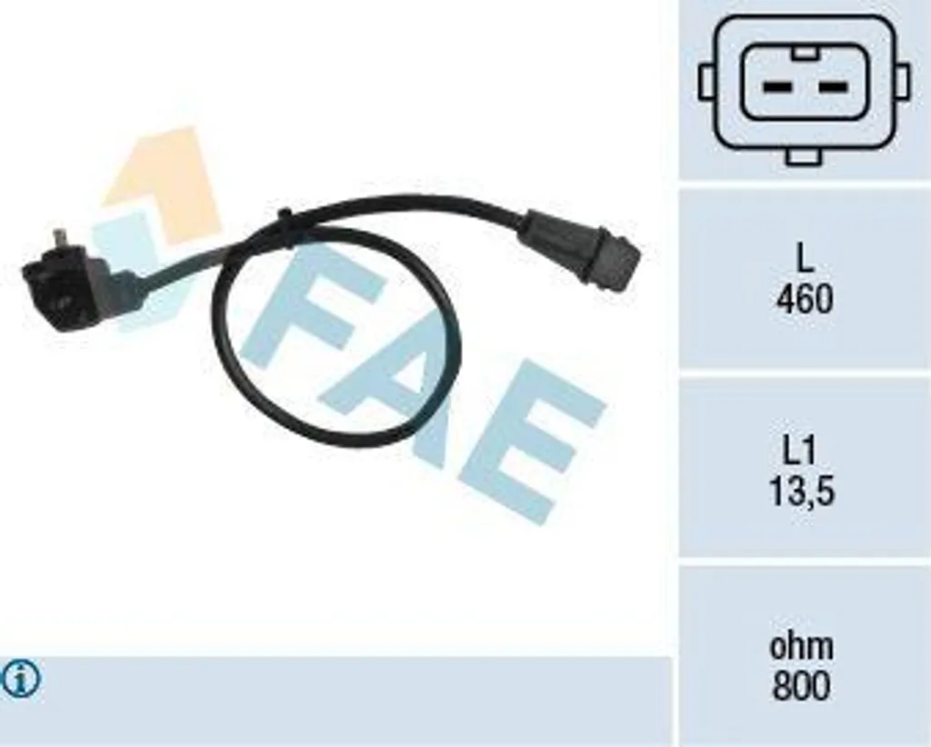 Générateur d'impulsions vilebrequin pour Fiat Tipo et Lancia Delta II