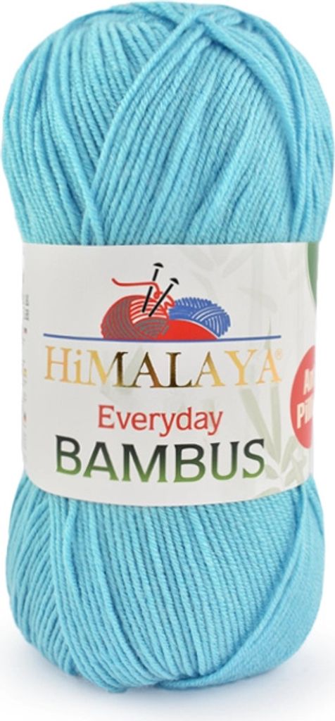 Himalaya Everyday Bambus Wolle 24 Cyan, 260m, 100g - Weich Produktbild 