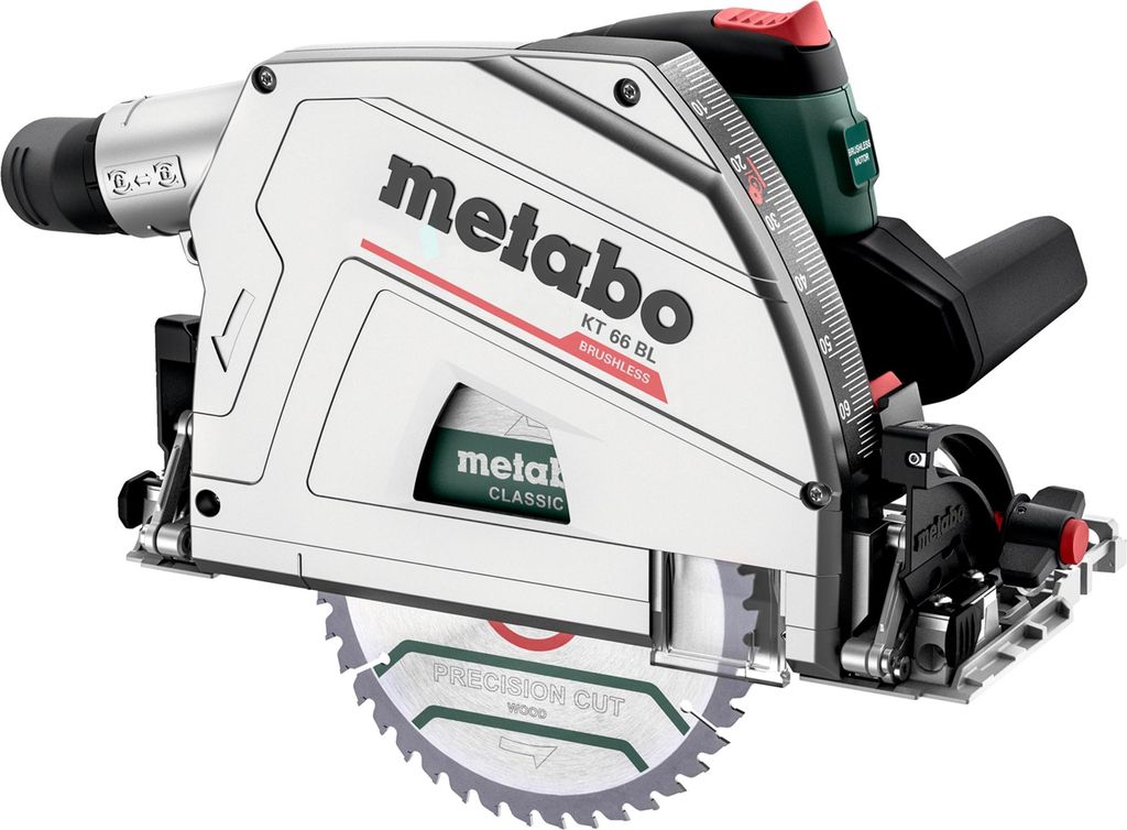 Metabo Handkreissäge KT 66 BL 1200 W, mit Brushless-Motor, mit Auslaufbremse