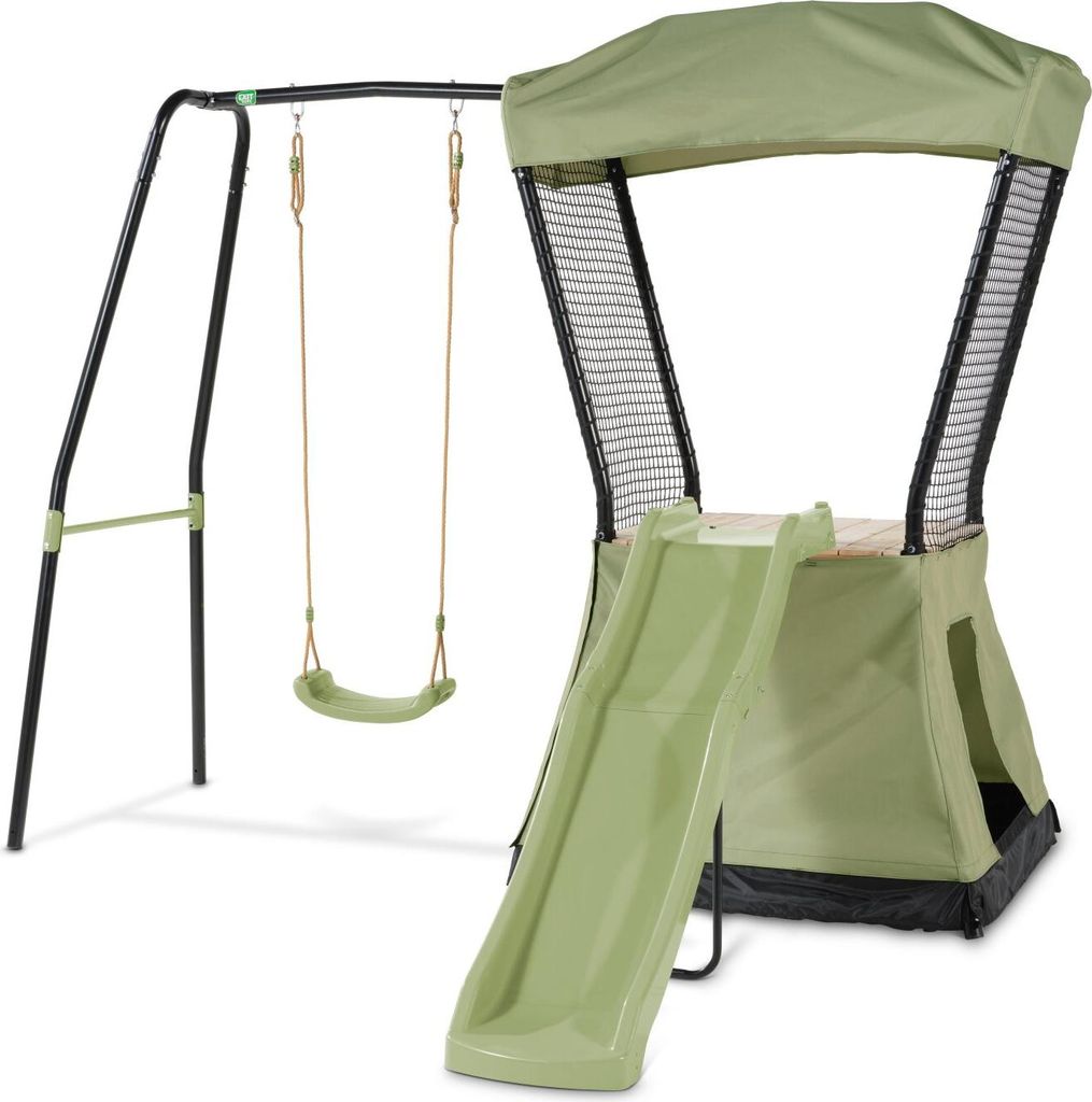 EXIT Ivy Spielturm mit Rutsche und Schaukel