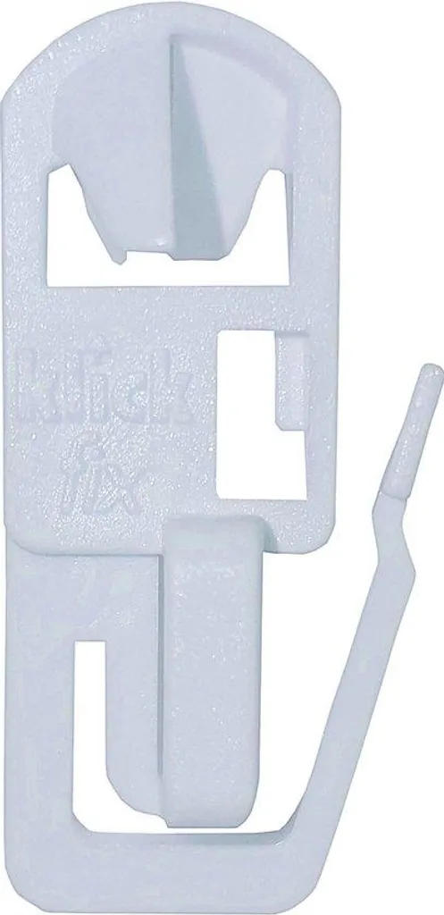 Supports tringles blancs lot de 20 - Haute résistance bois et plastique