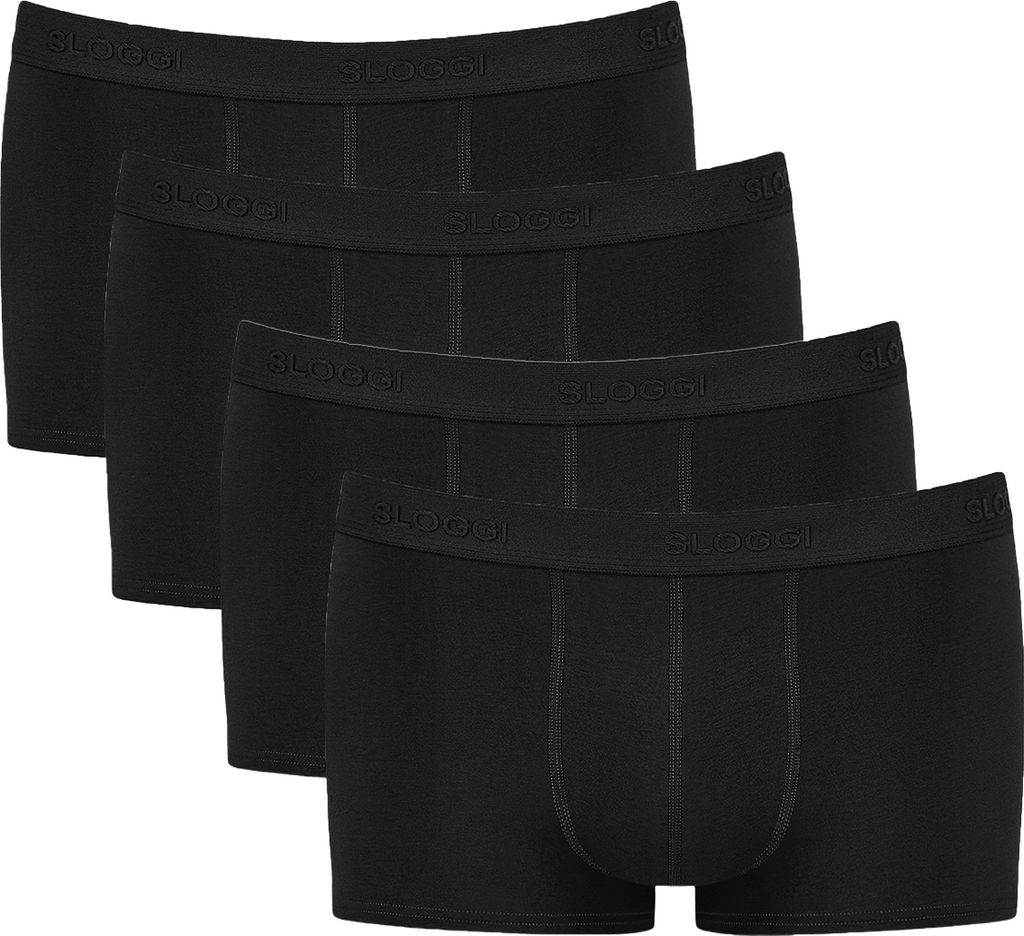 Sloggi Herren Hipster Unterwäsche – 4er Pack Aus Bio-Baumwolle