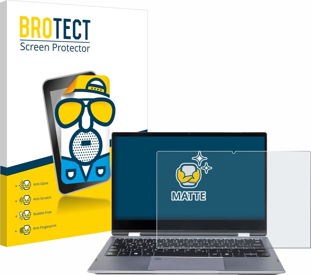 BROTECT Schutzfolie für Wortmann Terra Mobile 360-13U Displayschutz Displayschutzfolie Folie Matt Entspiegelungsfolie