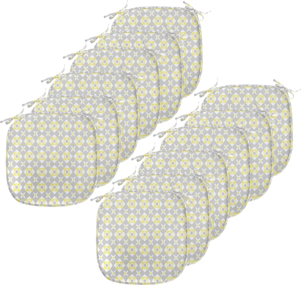 Offerta Set 12 Cuscini Sedie ABAKUHAUS Impermeabili 40x40 cm