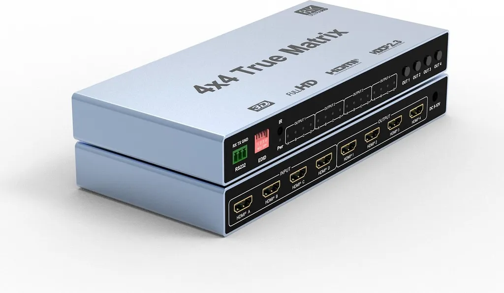 Matrice HDMI 8K 4x4 Professionale: Commutatore e Splitter Audio INF