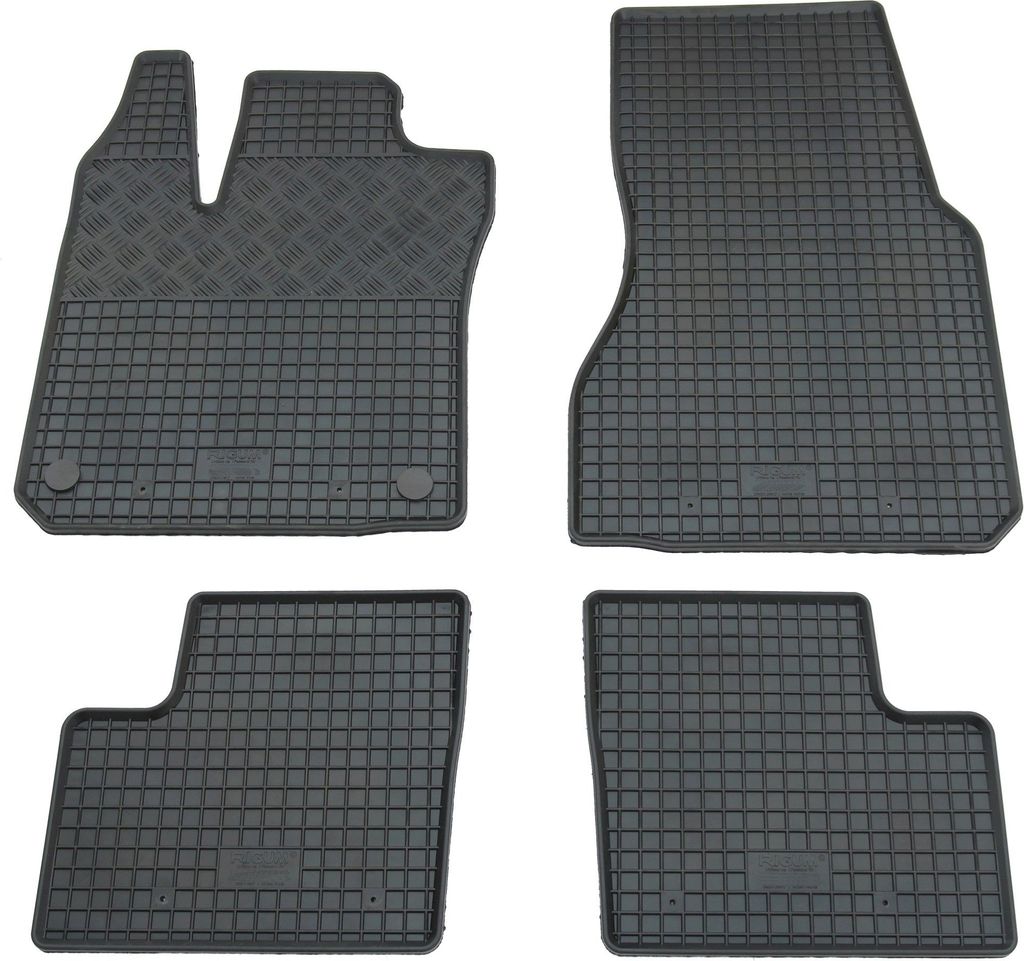 Rigum Gummi Fußmatten Set für Smart ForFour Typ W453, Mod. Bj. 11/2014-