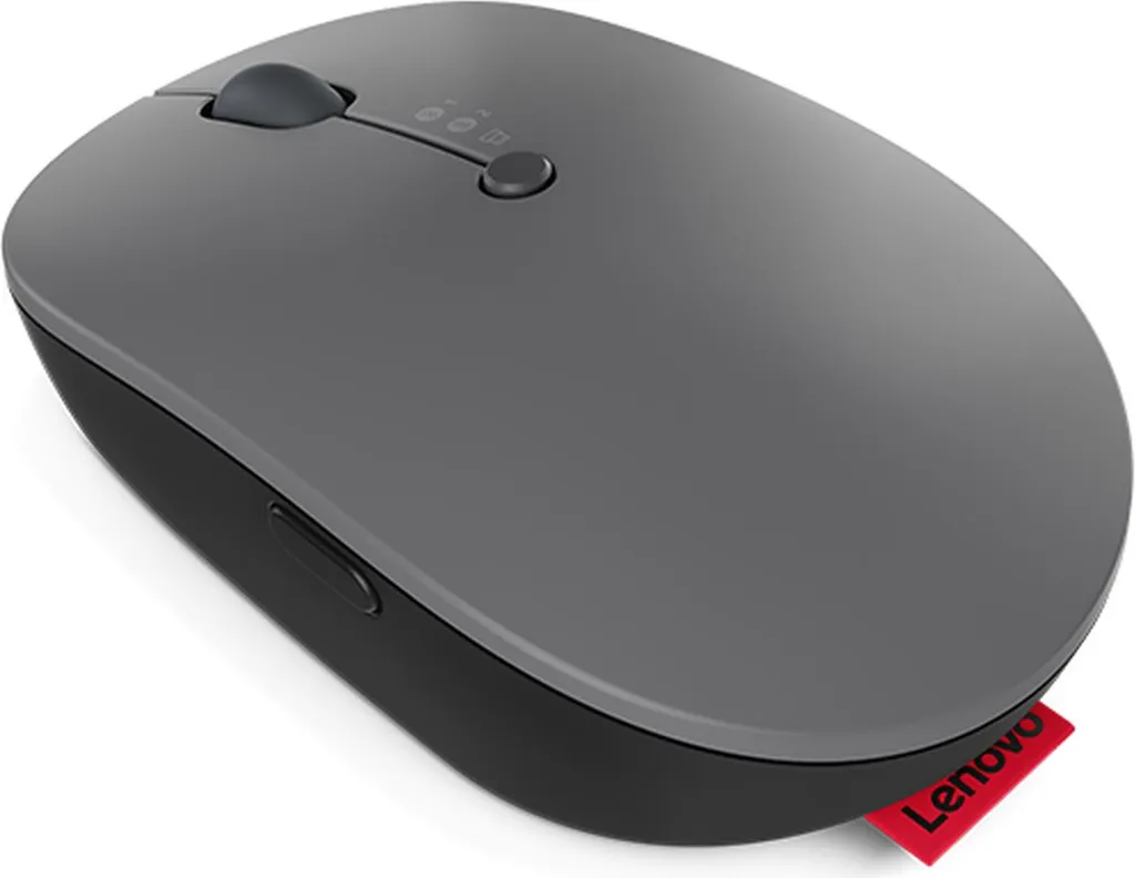 Souris sans fil multi-dispositifs Lenovo Go performante et rechargeable