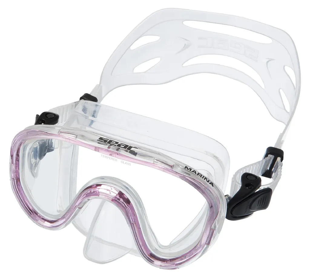 Masque de plongée Seacsub Marina Siltra rose - Junior taille unique - 3