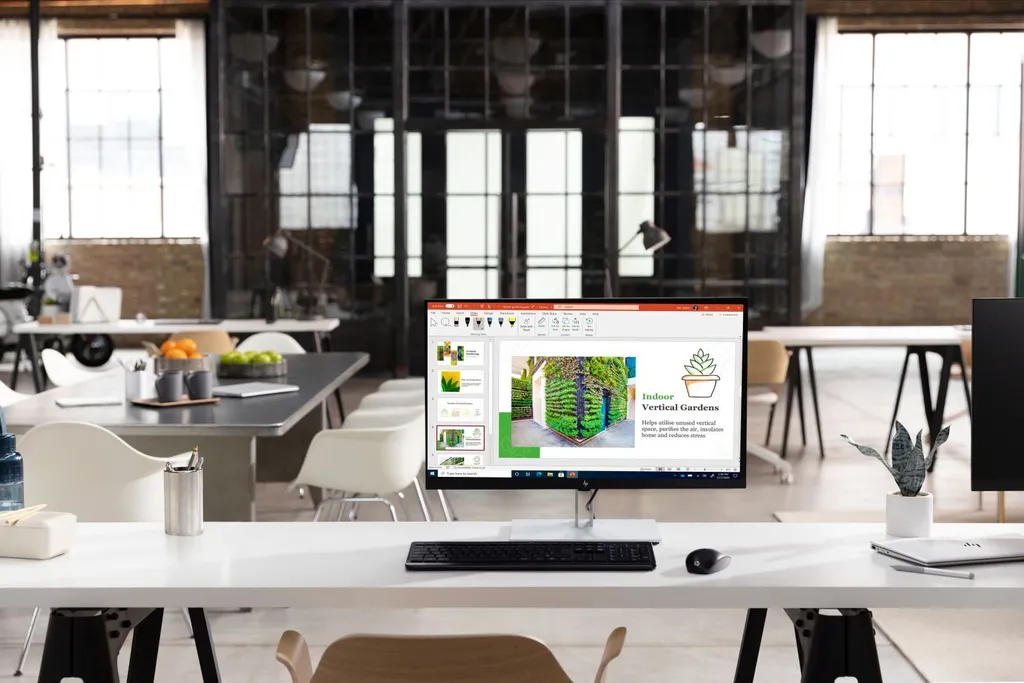 Moniteur PC LED HP E27 G4 Écran d'Ordinateur Ergonomique Ajustable - 11