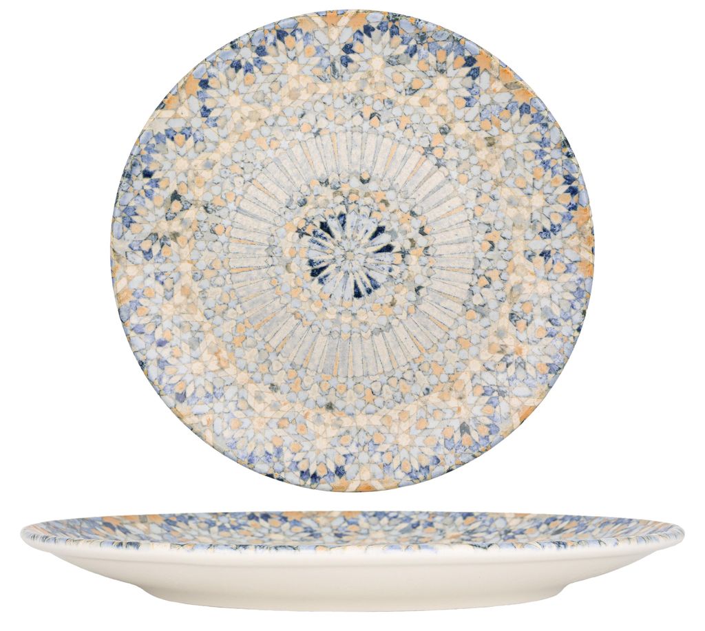 Assiette plate Bonna - Luca Mosaic - Porcelaine - 27 cm Image du produit 