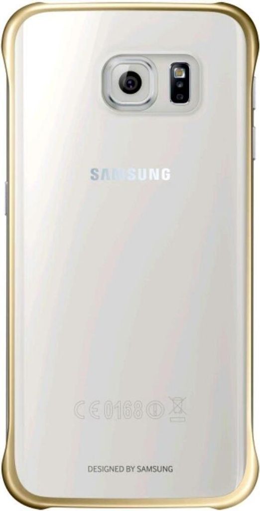 Samsung Clear Cover EF-QG925B Gold für Galaxy S6 Edge
