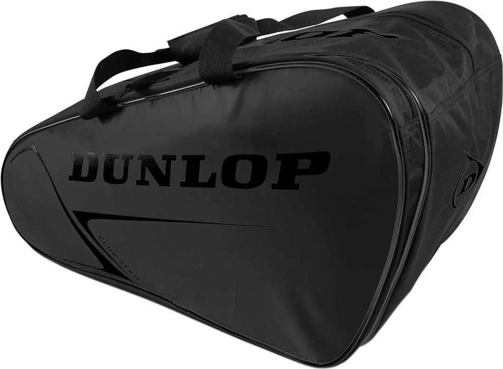 Dunlop Club Padelschlägertasche Schwarz Schwarz One Size