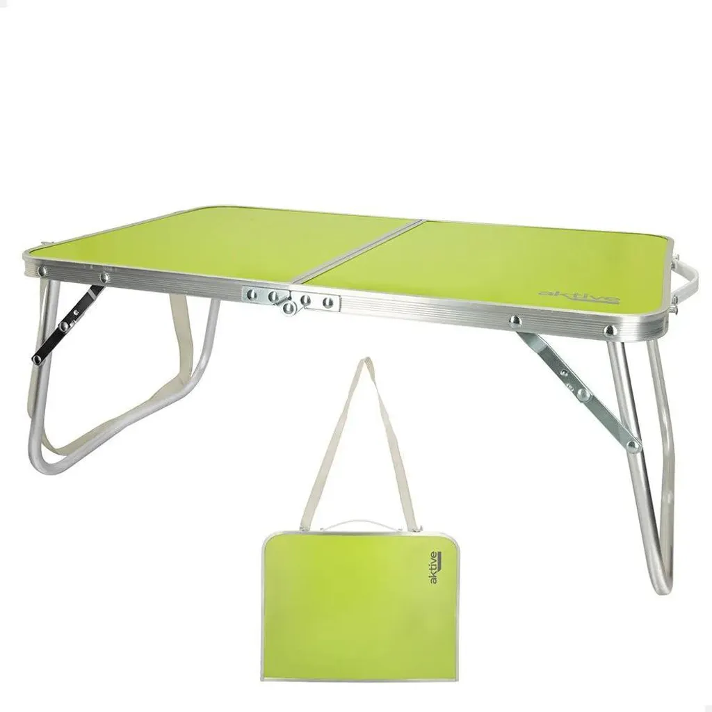 Table de camping basse pliable Aktive 60x40 cm pour pique-nique et plage