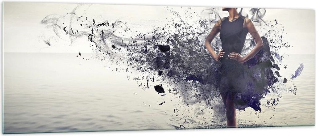 Bilder auf glas - Afrika modell schönheit komposition - 140x50cm - Glasbilder - Wandbilder - Kunstdruck - Wanddekoration aus Glas - Glas Bilder - ...
