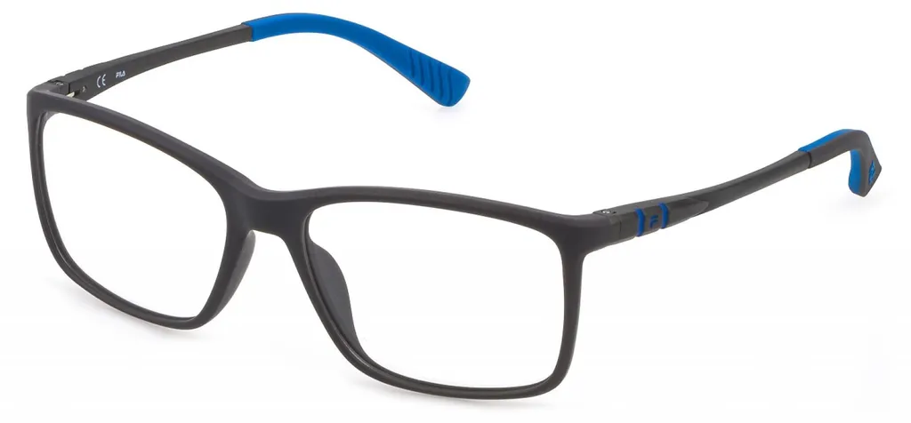 Lunettes pour homme VFI028 Gris uni mat 56/16/140 - Style Moderne
