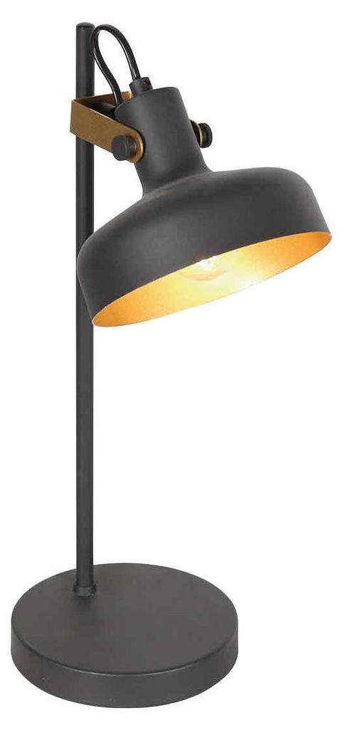 Stolná lampa - čierna - Prato -  plast kov - stolová lampa Obrázok produktu 