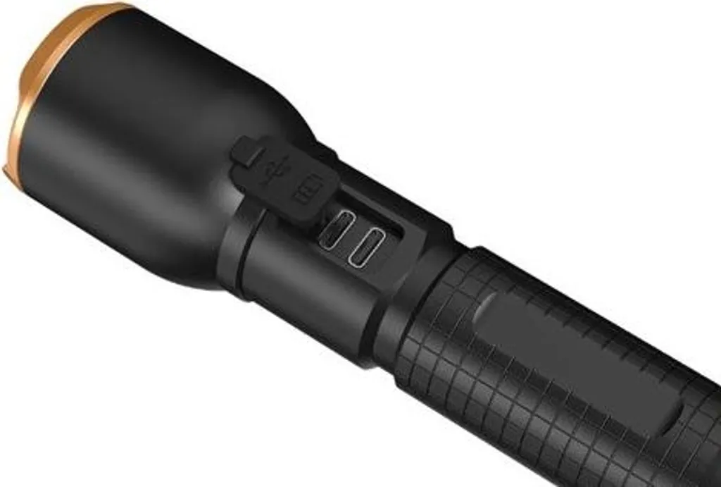 Projecteur LED rechargeable Duracell DF6000R puissant en boîtier noir