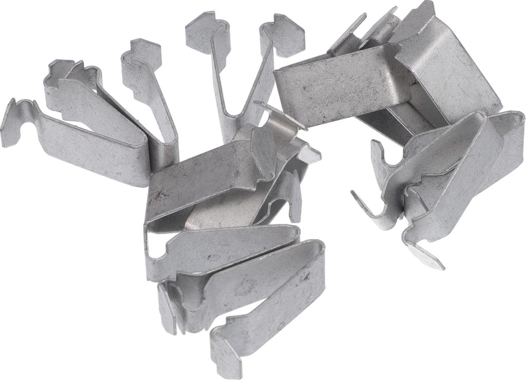 12 Stück Auto Karosserie B-Säulenverkleidungsclip kompatibel für Volkswagen Passat 1998-2010, strapazierfähige Metallhalterung in Silberton fü...