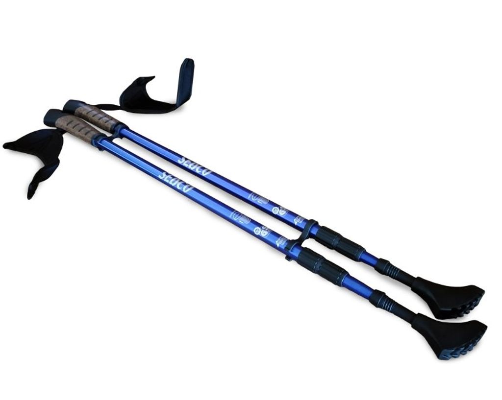 Trekking-Teleskopstöcke SEDCO NORDIC MT.BLANC 65-135 cm blau