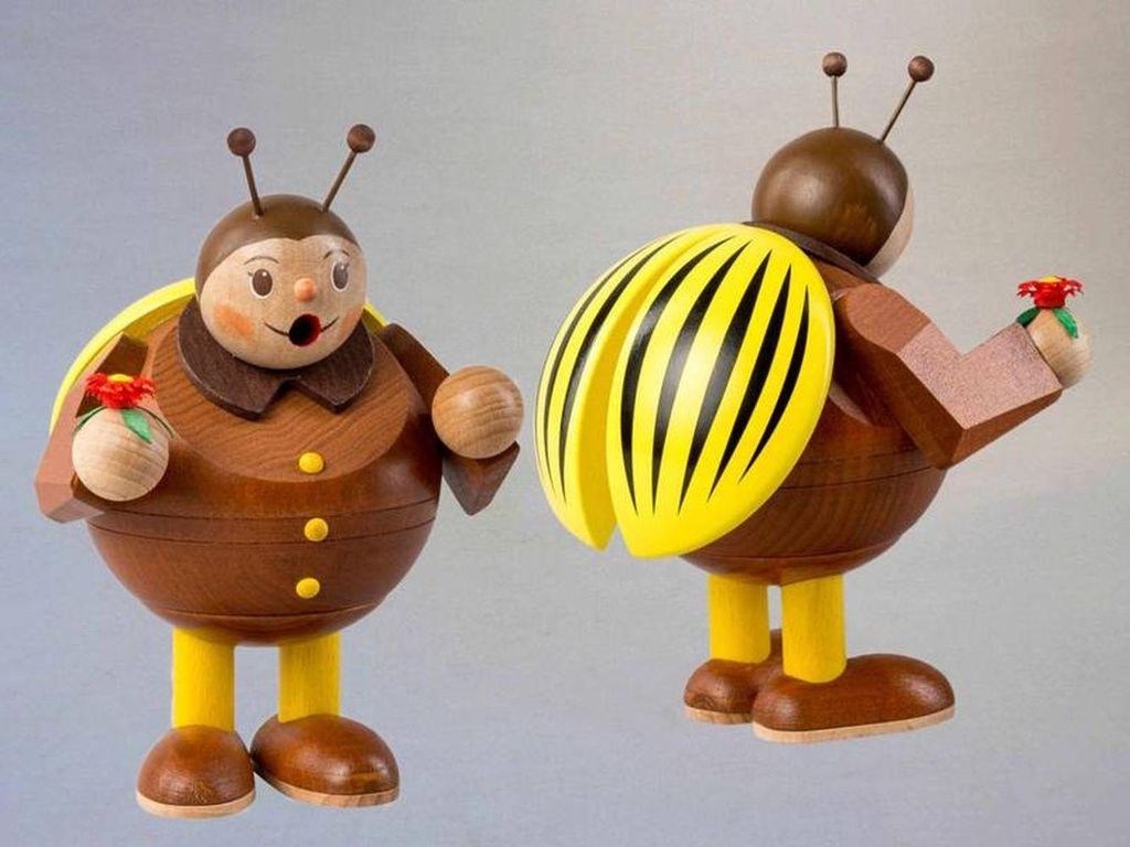 Räuchermann Kugelräuchermann Kartoffelkäfer Höhe 15cm NEU