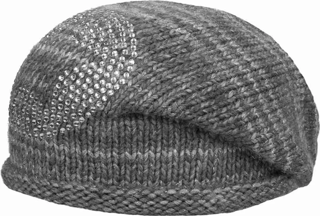 Döll Cappello Luxury Bambina Grigio con Strass | Collezione Inverno - 1