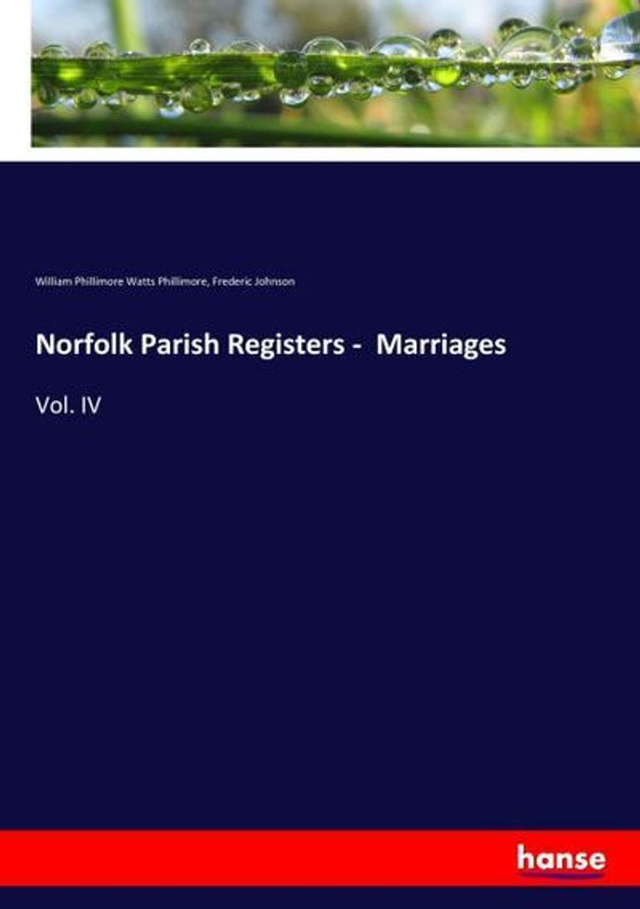 Norfolk Parish Registers - Marriages