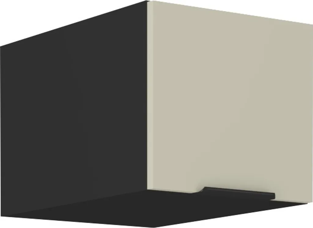 Pensile AGAFIJA 40cm Cashmere/Nero | Mobiletto Pensile Facile Montaggio