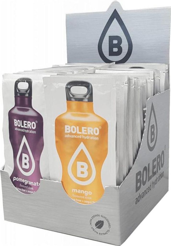 Bolero Mixed Packs (58x9g) Natural - Intra- & Post-Workout Produktbild 