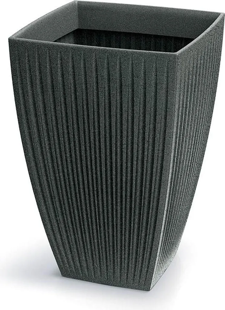Bac à fleurs grand format 40 cm LATIA SQUARE HIGH robuste et élégant