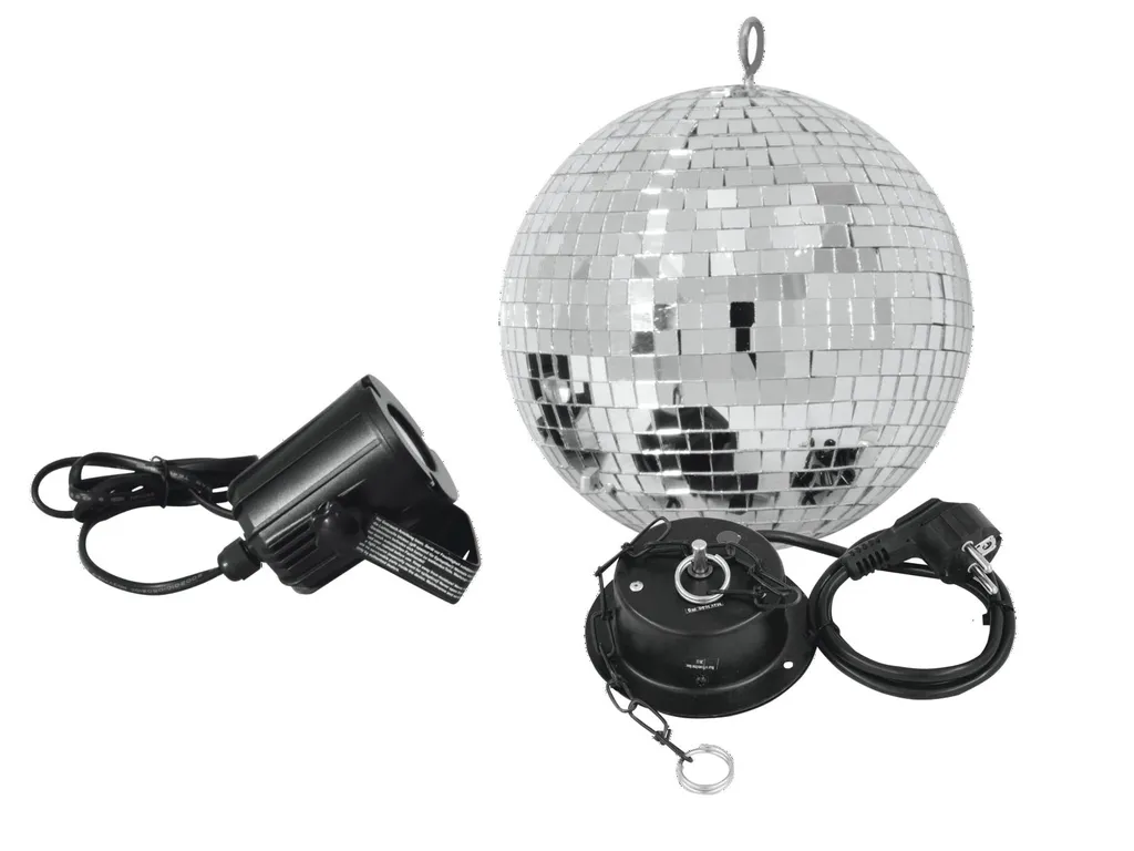 Eurolite Spiegelkugel-Set 200 mm avec Projecteur LED Spot 50101856