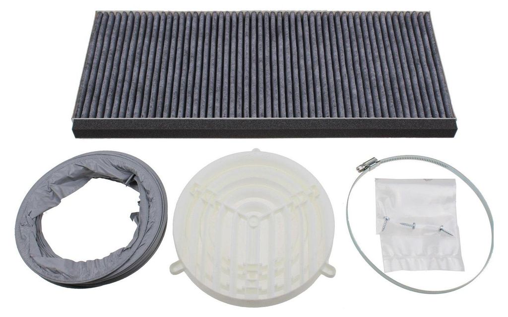 Bosch DWZ2IT1I4, Abluftset für Dunstabzugshaube, Grau, Produktbild 