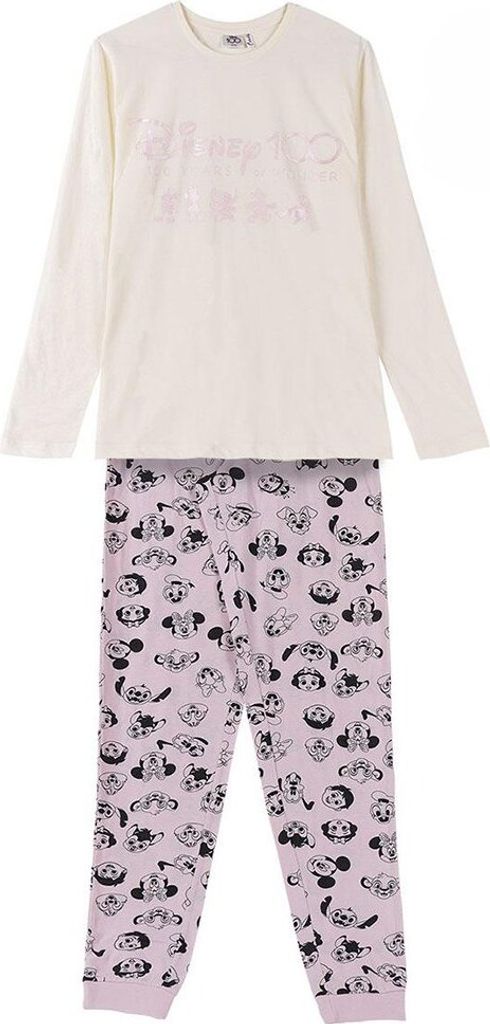 Schlafanzug Disney Hellrosa Beige - XS