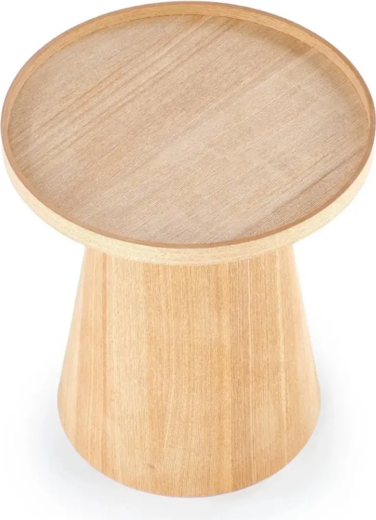 Table basse bois clair EDITTA - Finition naturelle et structure robuste - 7