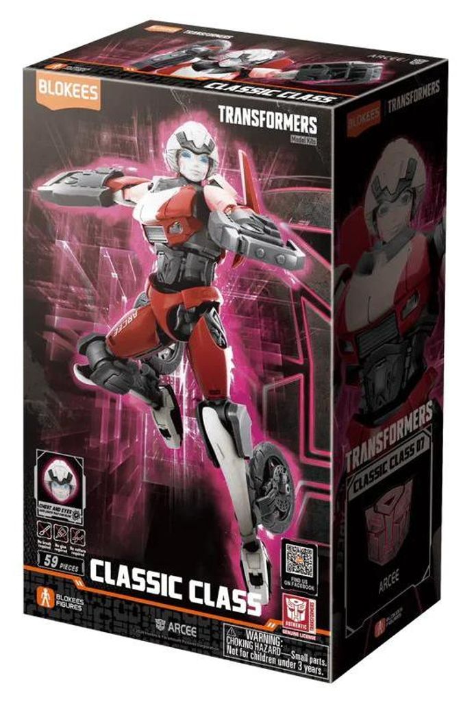 Transformers Classic Class Arcee – DIY-Modellbausatz von Blokees