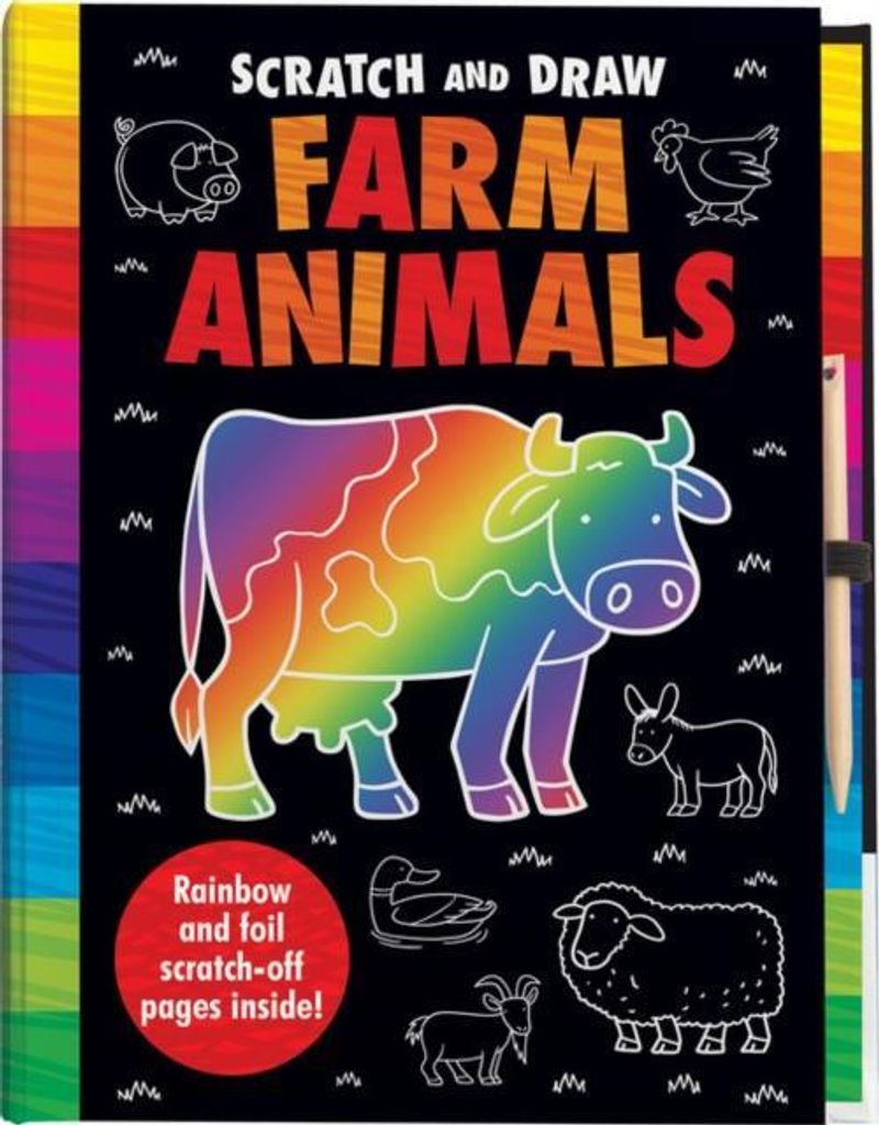 Scratch & Draw Farm Animals – Lingua: Inglese