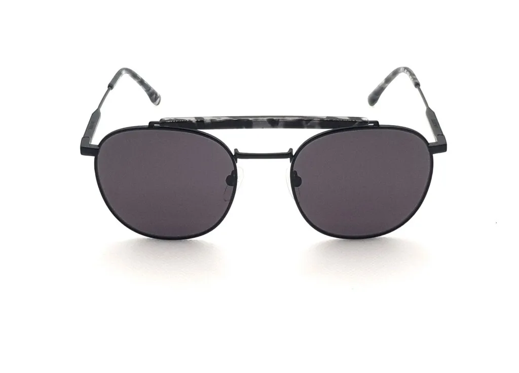 Lunettes Lacoste L241S Noir Uni - Verres Haute Protection et Métal Fin