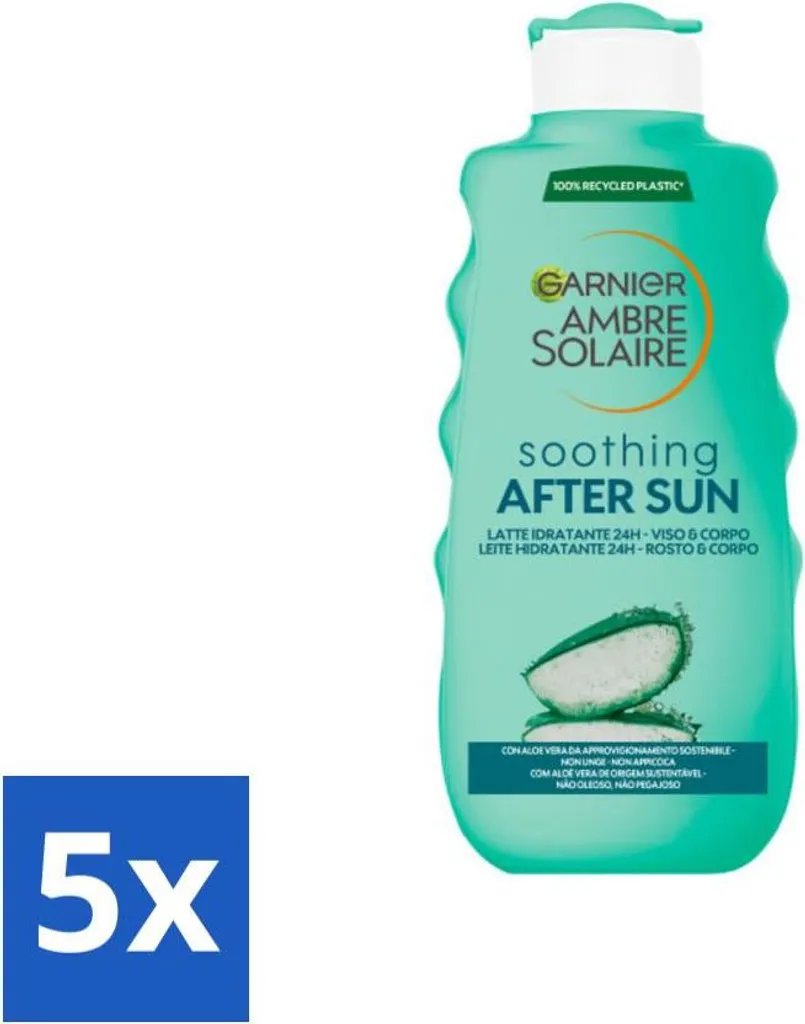 Garnier Doposole Ambre Solaire 175ml x5: Protezione e Rigenerazione