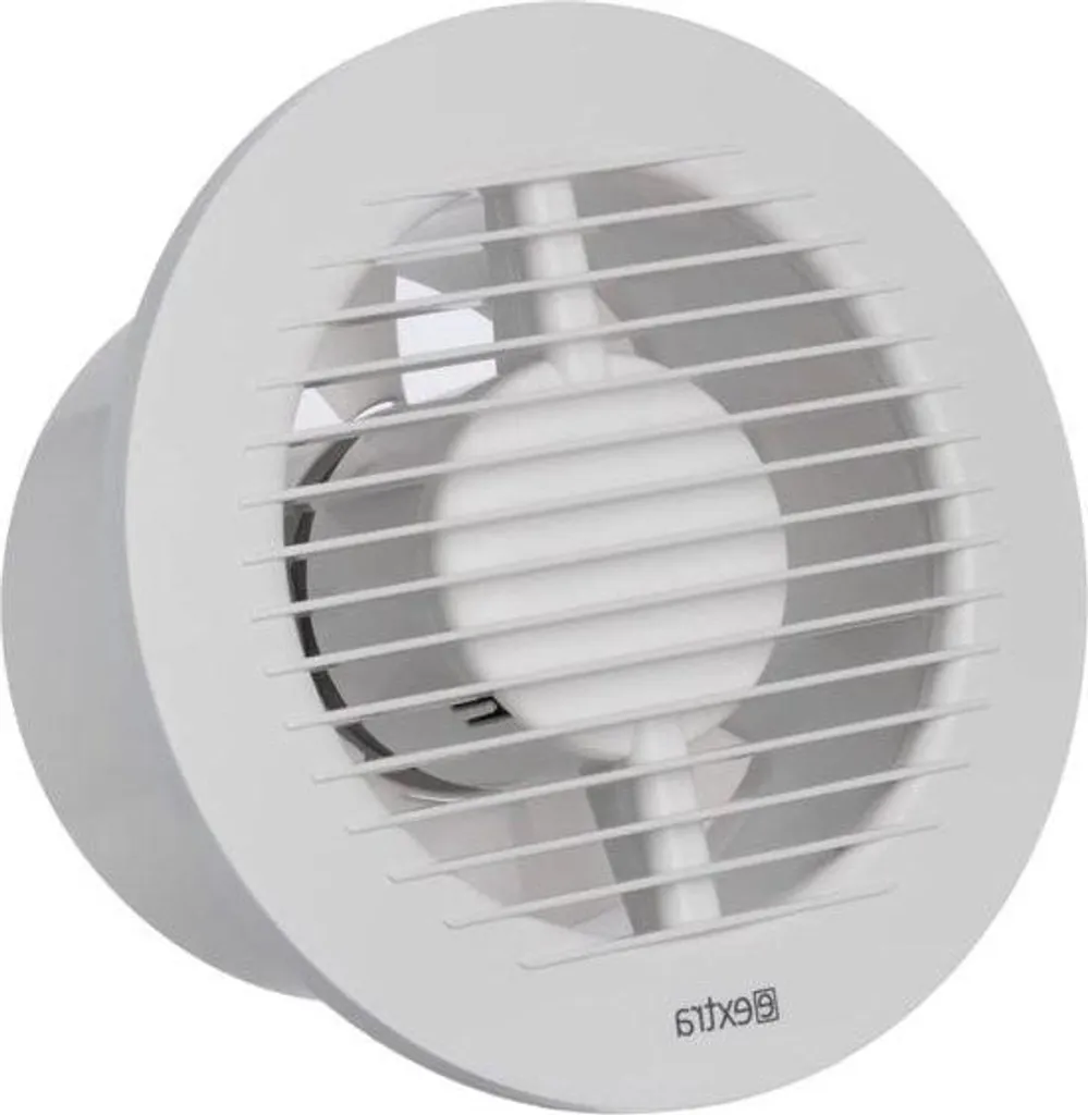 Ventilateur de salle de bain 125 mm blanc : stop humidité et odeurs