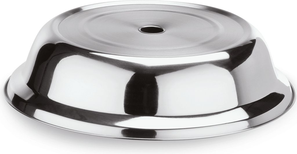 Tellerglocke mit Kondensöffnung, Ø 28 cm, Chromnickelstahl