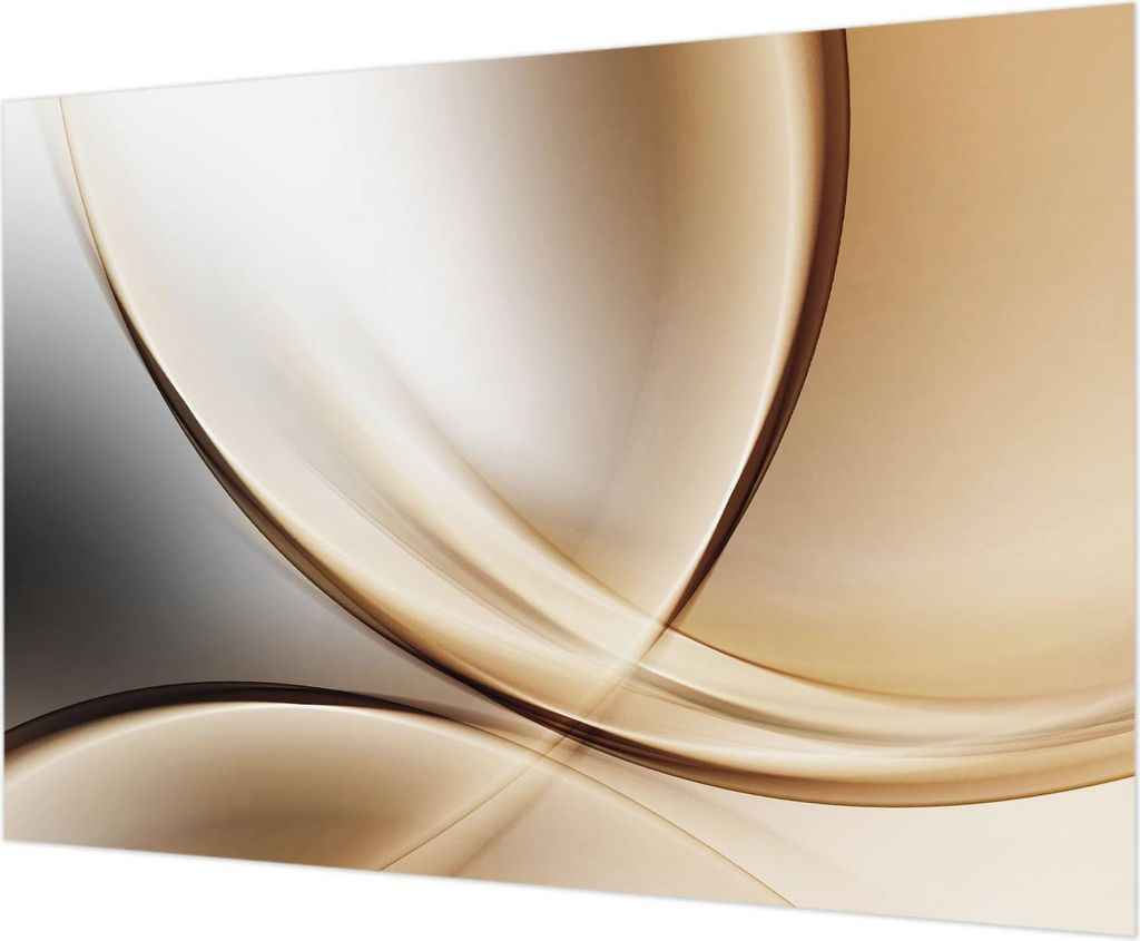 Wandtapete - Dekorative Tapete für Wohnzimmer - Tapetenfolie für Wanddekoration - 208x146 cm - Abgerundete Linien