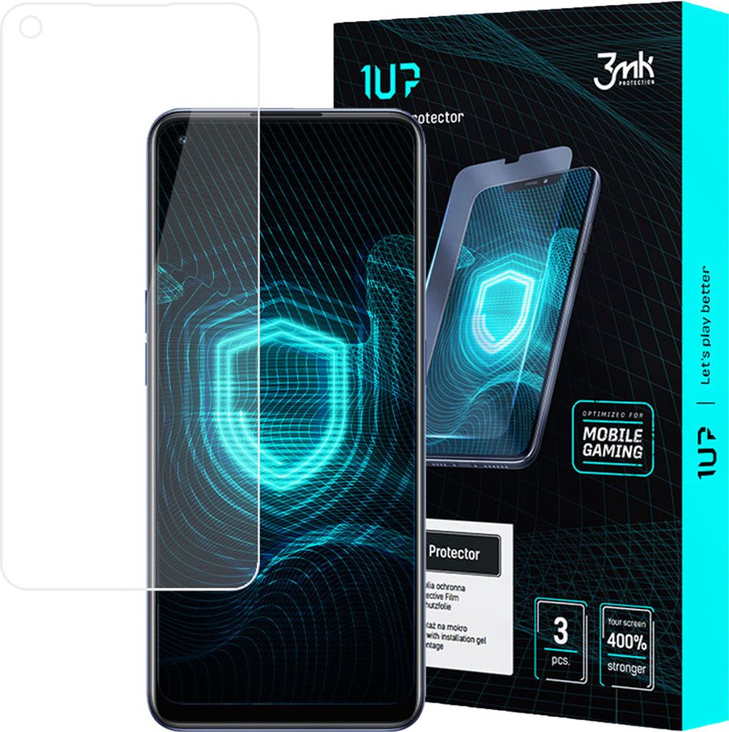 3mk Display Schutzfolie 1UP für Oppo Find X5 Lite transparent Gaming (3 Stück)