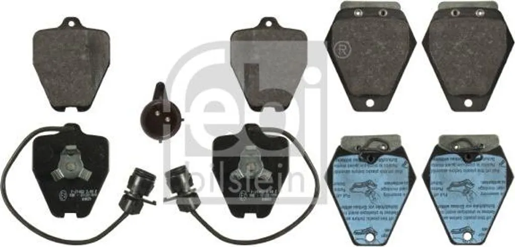 FEBI BILSTEIN 16762 Jeu de plaquettes de frein OE 4D0615105D pour A8 4D