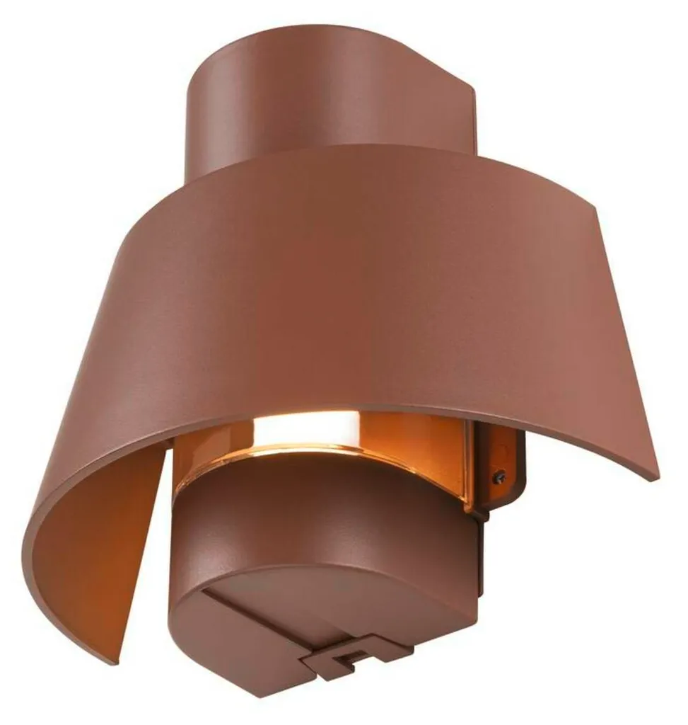 Applique murale IP55 PHOTONI SLV aspect rouille avec douille E27 robuste