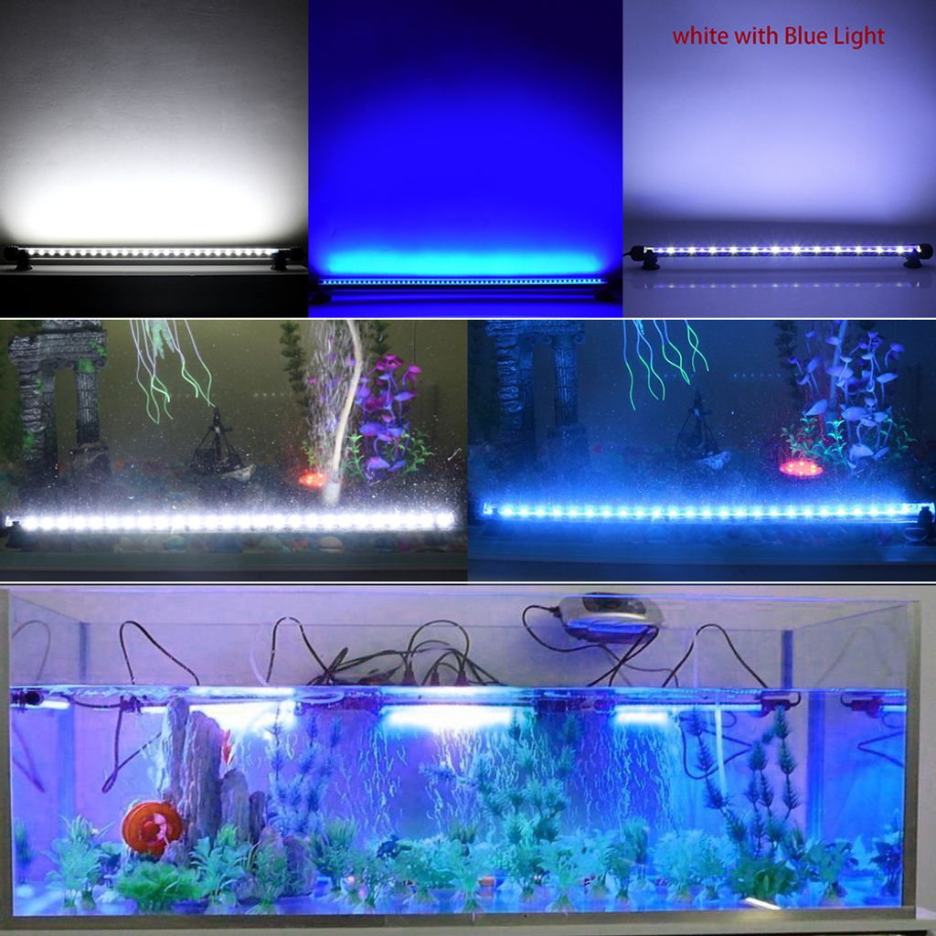 LED Aquarium Beleuchtung Vollspektrum RGB Aquarienlampe Leuchte Dimmbar TIMER 