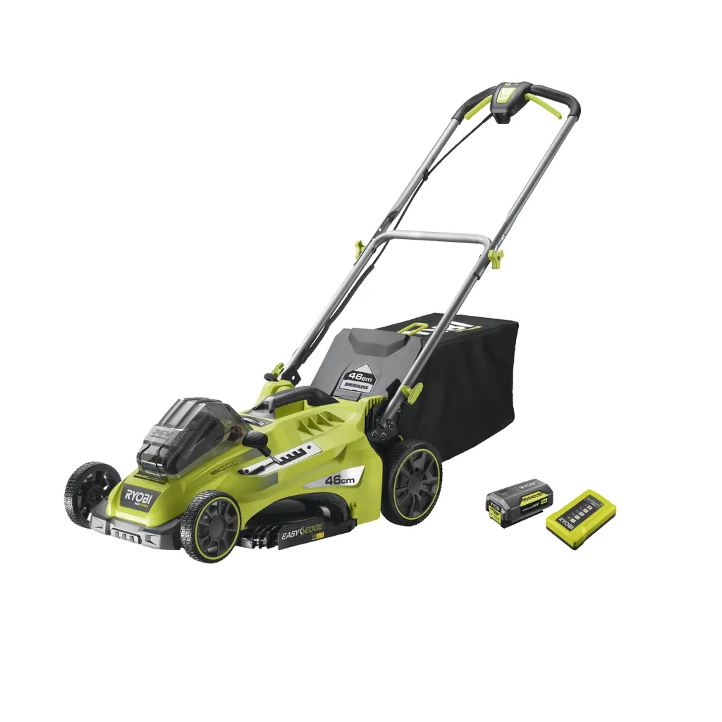 Tondeuse Ryobi 36V 46cm Brushless avec batterie 5Ah haute autonomie