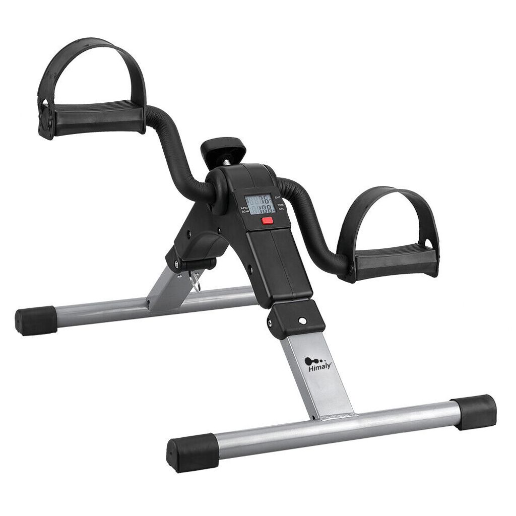Mini LCD Pedaltrainer Heimtrainer Arm und Beintrainer Fahrradtrainer Fitnessbike 